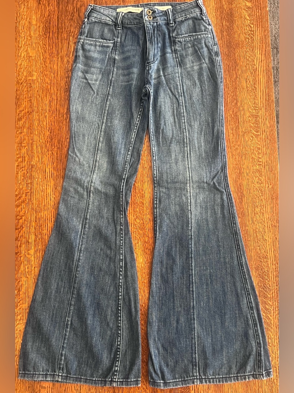 Anthropologie Pilcro Ultra High-Rise Flare Jeans Size 25